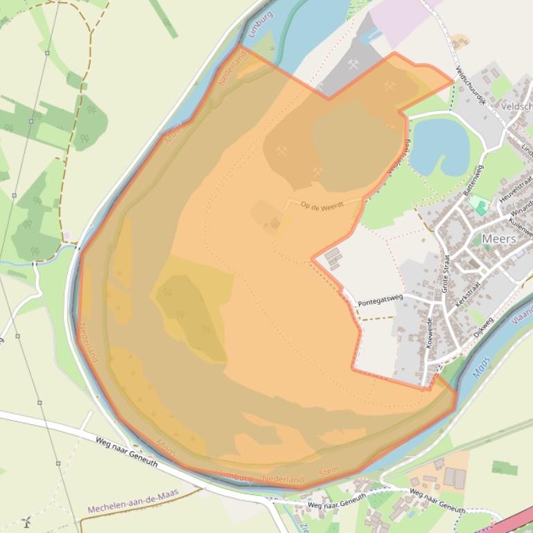 Kaart van postcodegebied 6181PA.