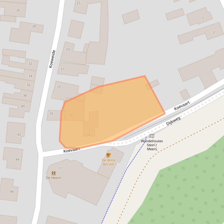 Kaart van postcodegebied 6181PK.