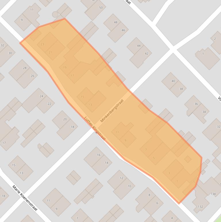 Kaart van postcodegebied 6191BW.