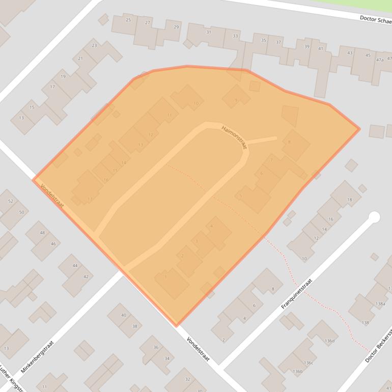 Kaart van postcodegebied 6191CB.