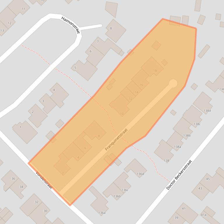 Kaart van postcodegebied 6191CC.