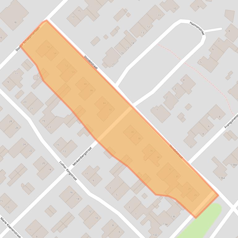 Kaart van postcodegebied 6191CP.