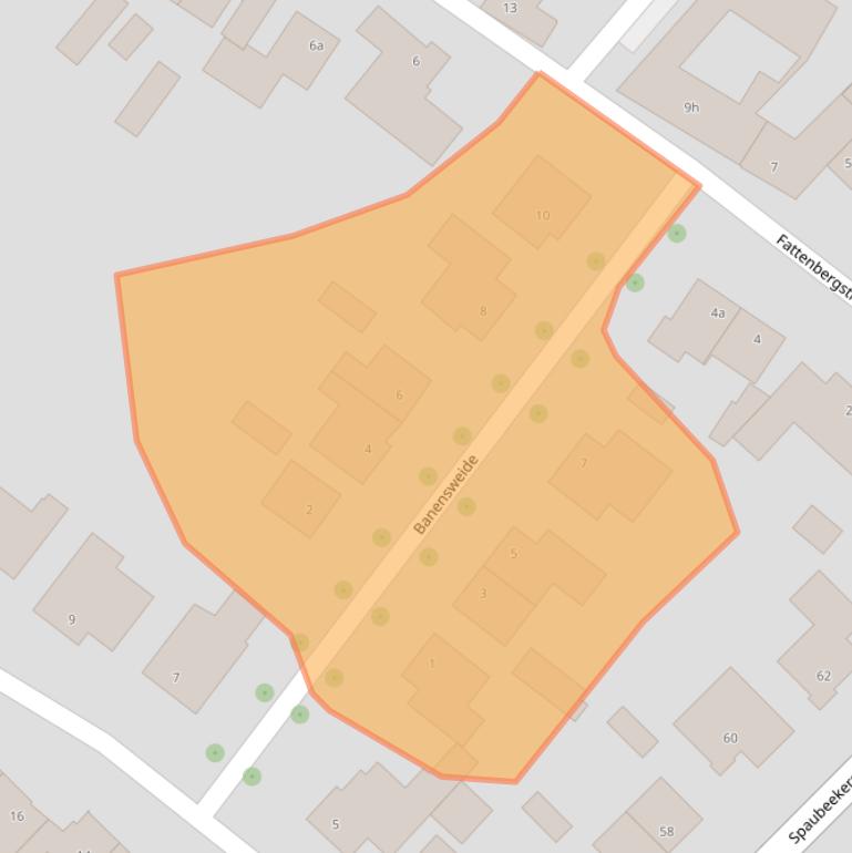 Kaart van postcodegebied 6191DZ.