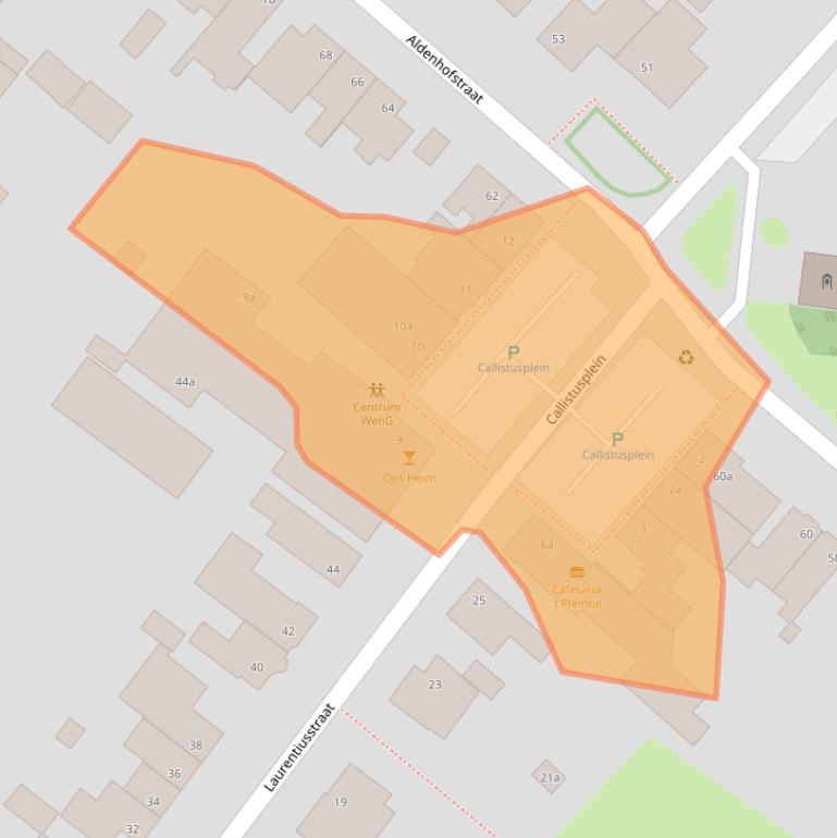 Kaart van postcodegebied 6191GN.