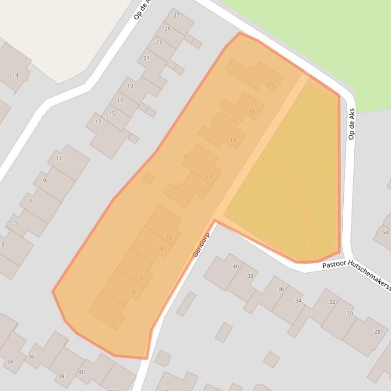 Kaart van postcodegebied 6191NH.