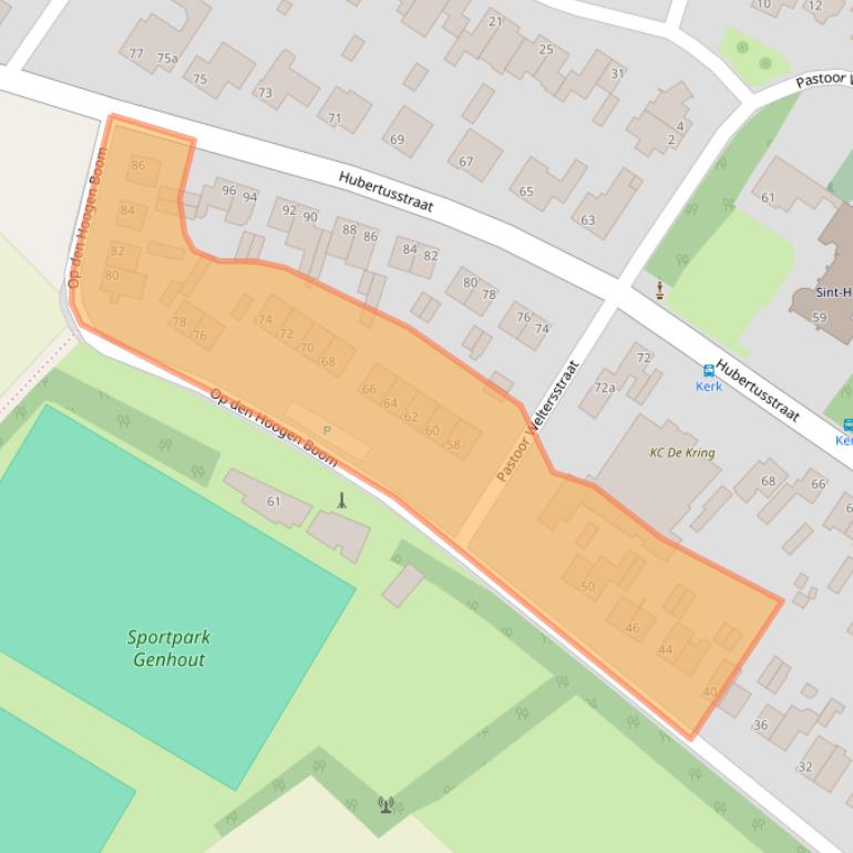 Kaart van postcodegebied 6191PH.