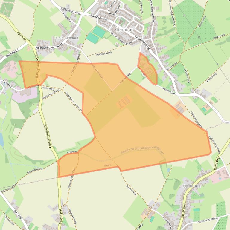 Kaart van postcodegebied 6191PR.