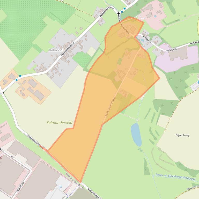 Kaart van postcodegebied 6191RB.