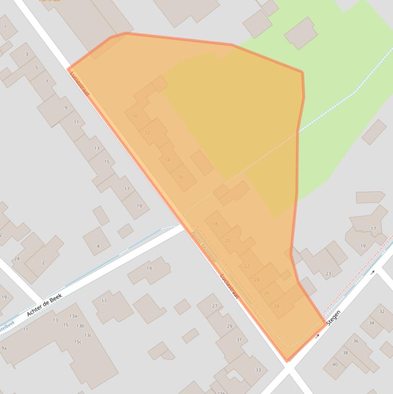 Kaart van postcodegebied 6191TC.