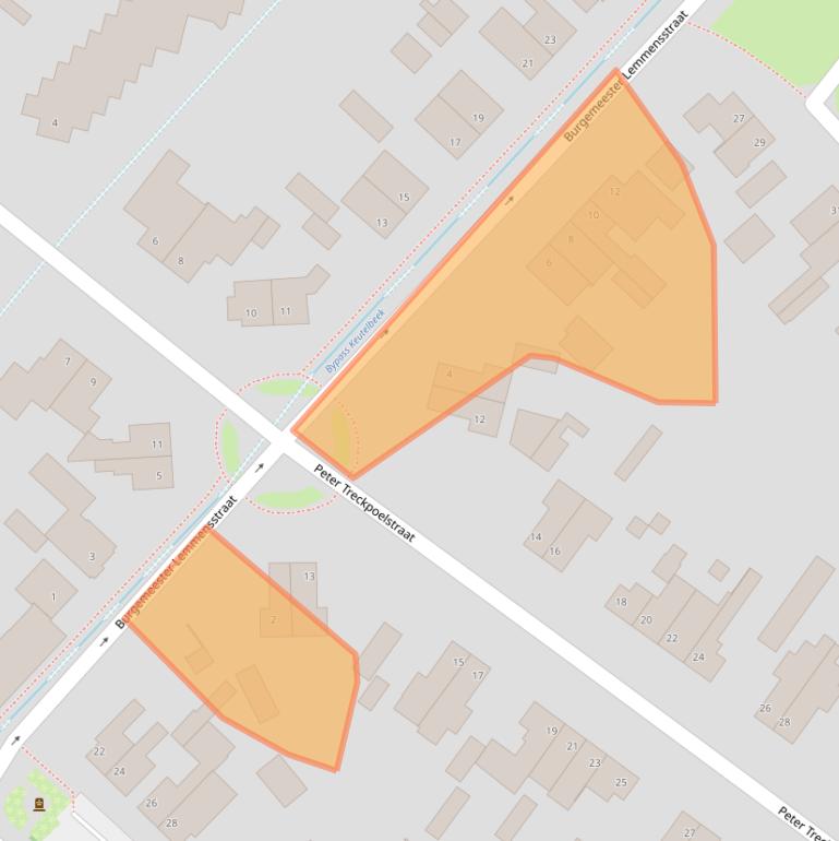 Kaart van postcodegebied 6191VH.