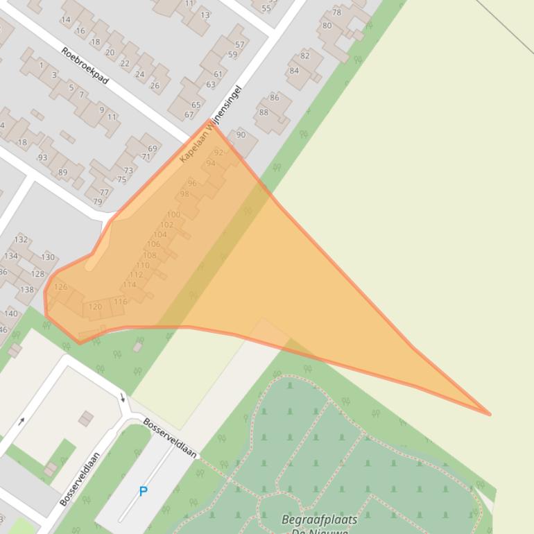 Kaart van postcodegebied 6191WL.