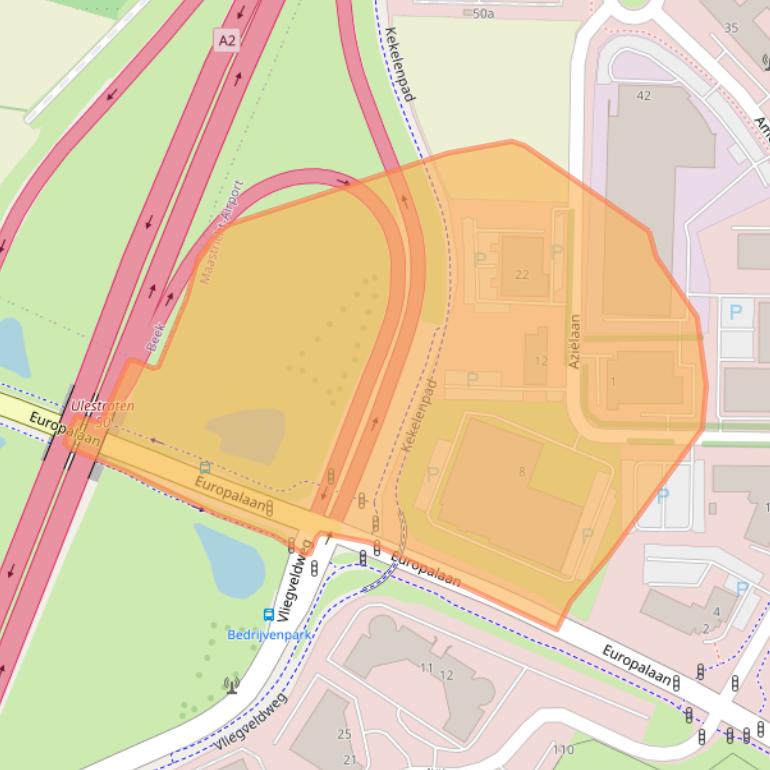 Kaart van postcodegebied 6199AG.