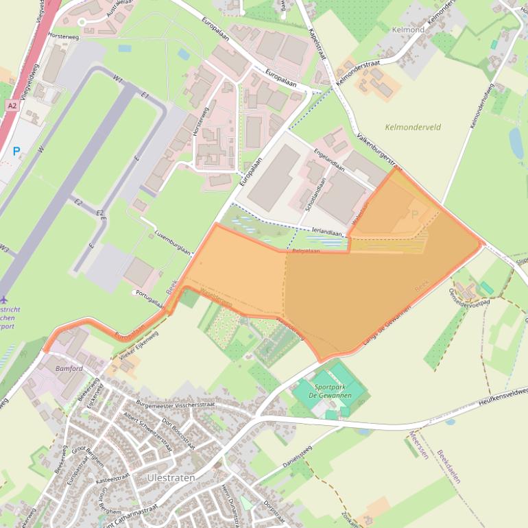 Kaart van postcodegebied 6199AR.