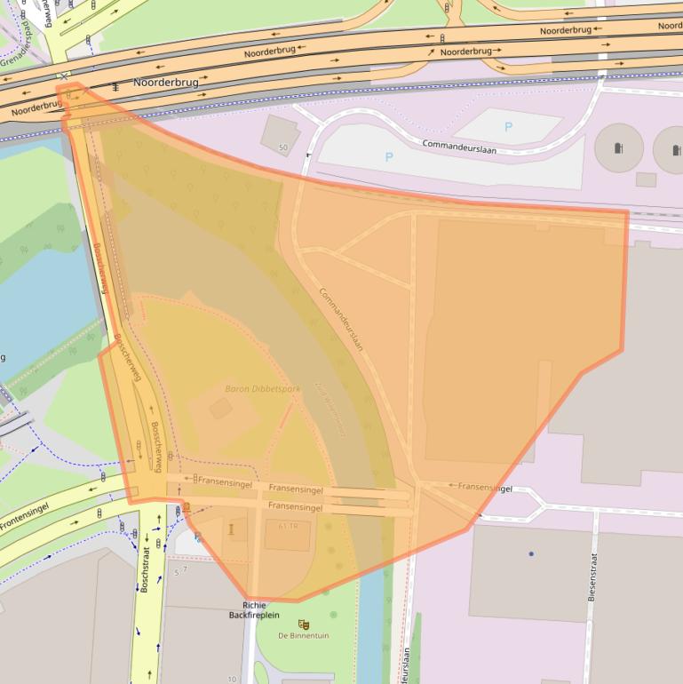 Kaart van postcodegebied 6211AB.