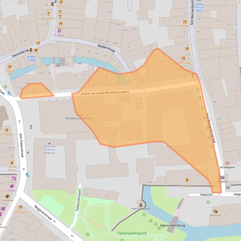 Kaart van postcodegebied 6211HM.