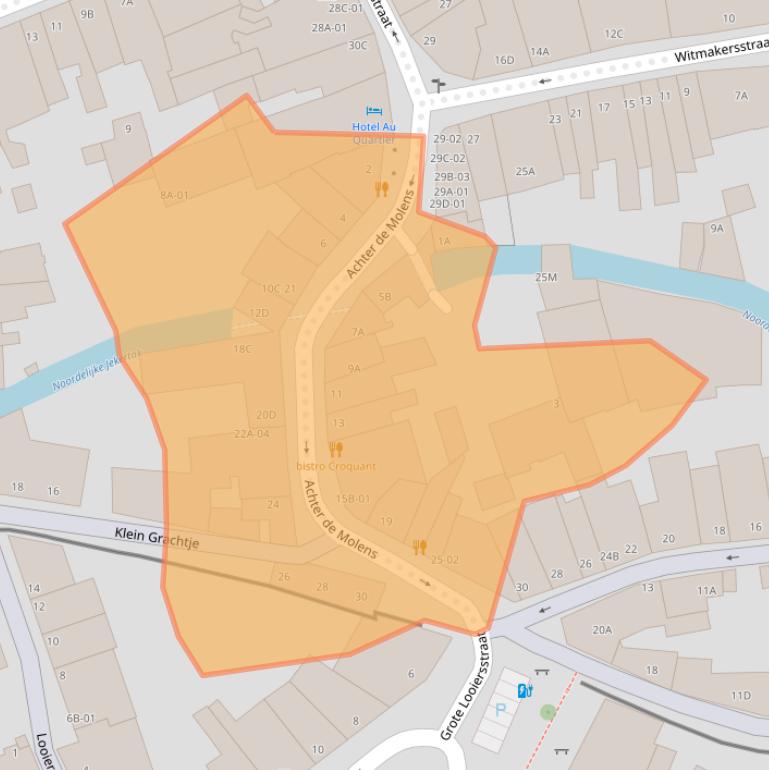 Kaart van postcodegebied 6211JC.