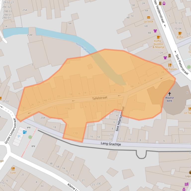 Kaart van postcodegebied 6211JD.