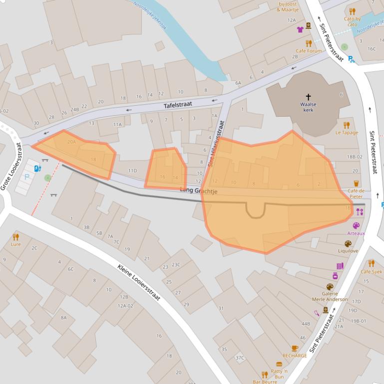 Kaart van postcodegebied 6211JG.