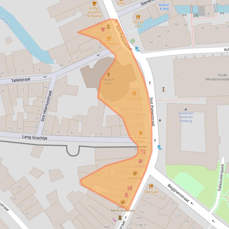 Kaart van postcodegebied 6211JN.