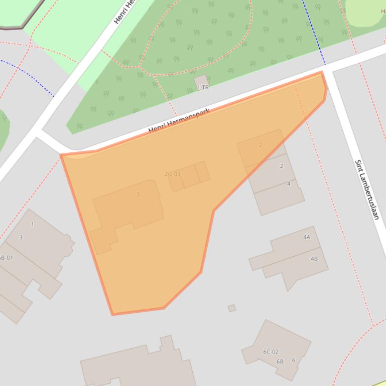 Kaart van postcodegebied 6211KE.