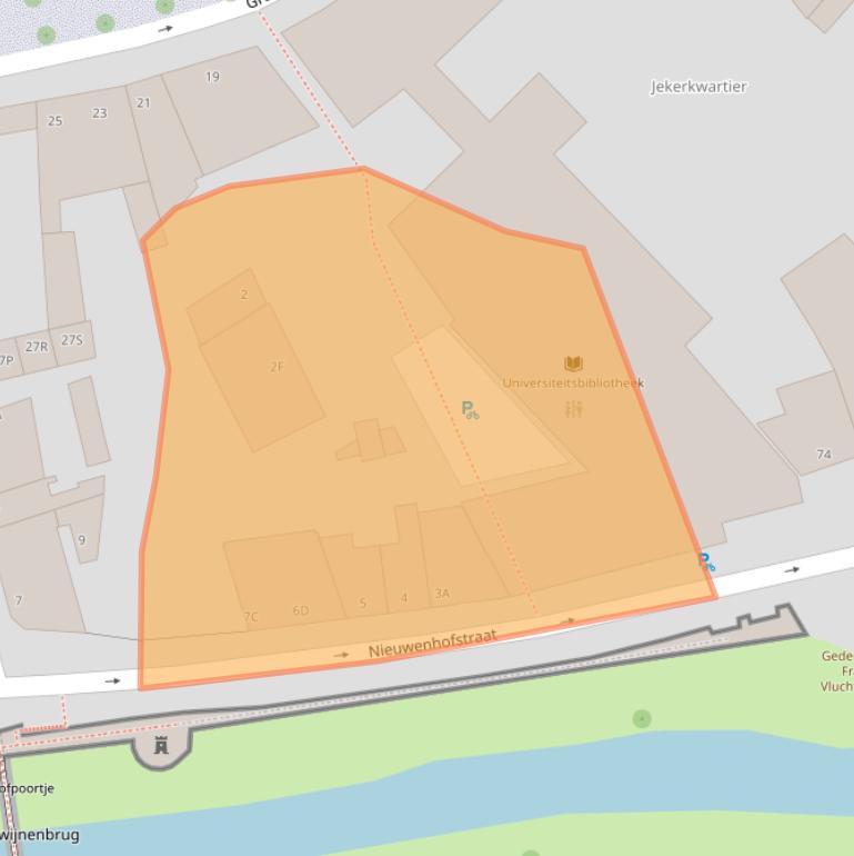 Kaart van postcodegebied 6211KG.
