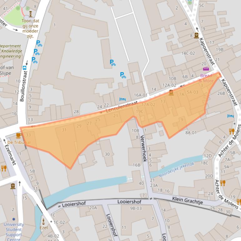 Kaart van postcodegebied 6211KP.