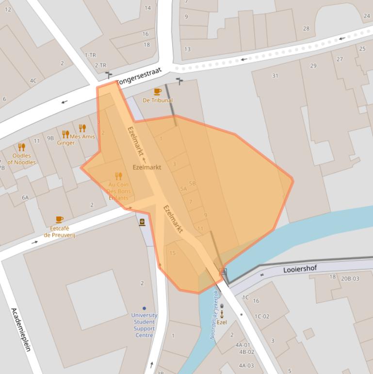 Kaart van postcodegebied 6211LJ.