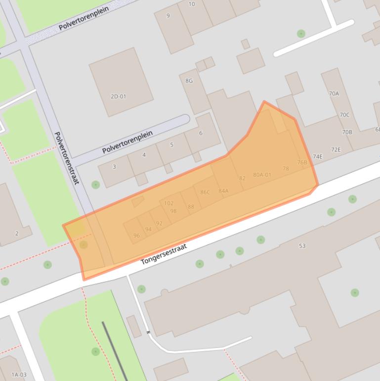 Kaart van postcodegebied 6211LR.