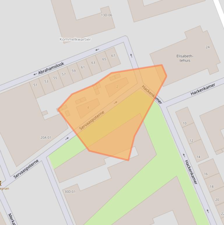 Kaart van postcodegebied 6211MS.