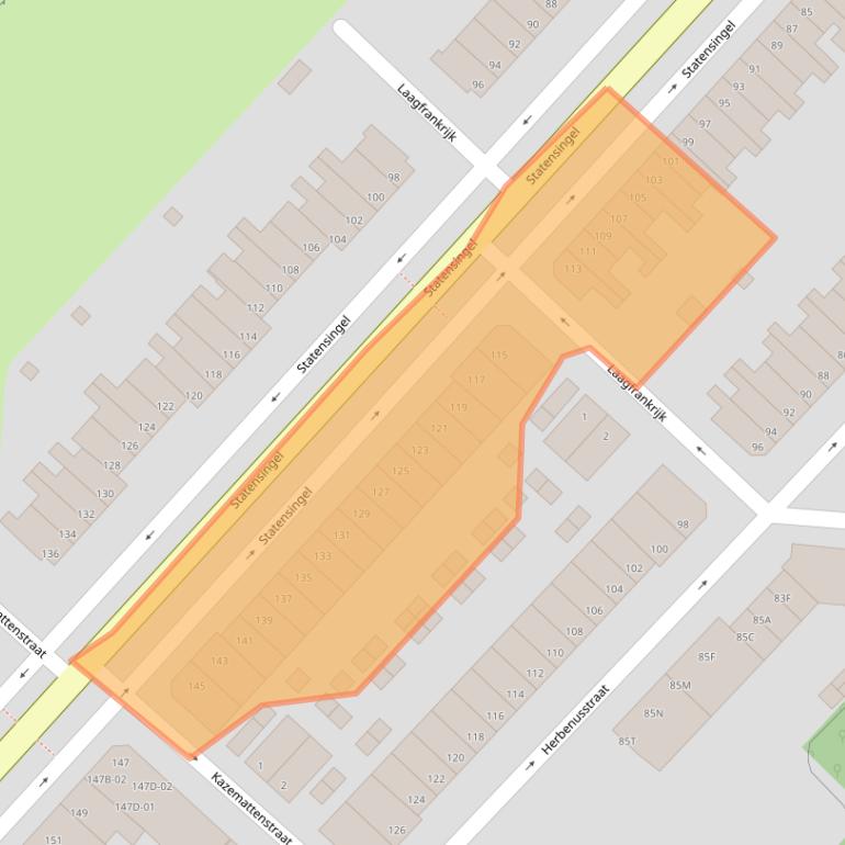 Kaart van postcodegebied 6211PN.