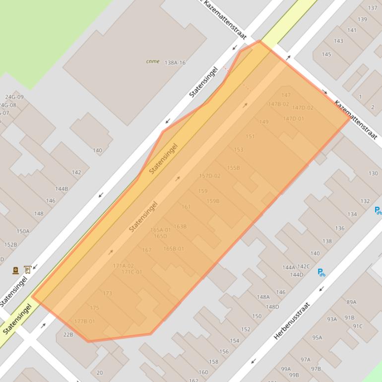 Kaart van postcodegebied 6211PP.