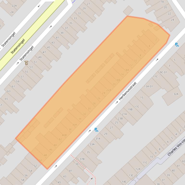 Kaart van postcodegebied 6211RD.