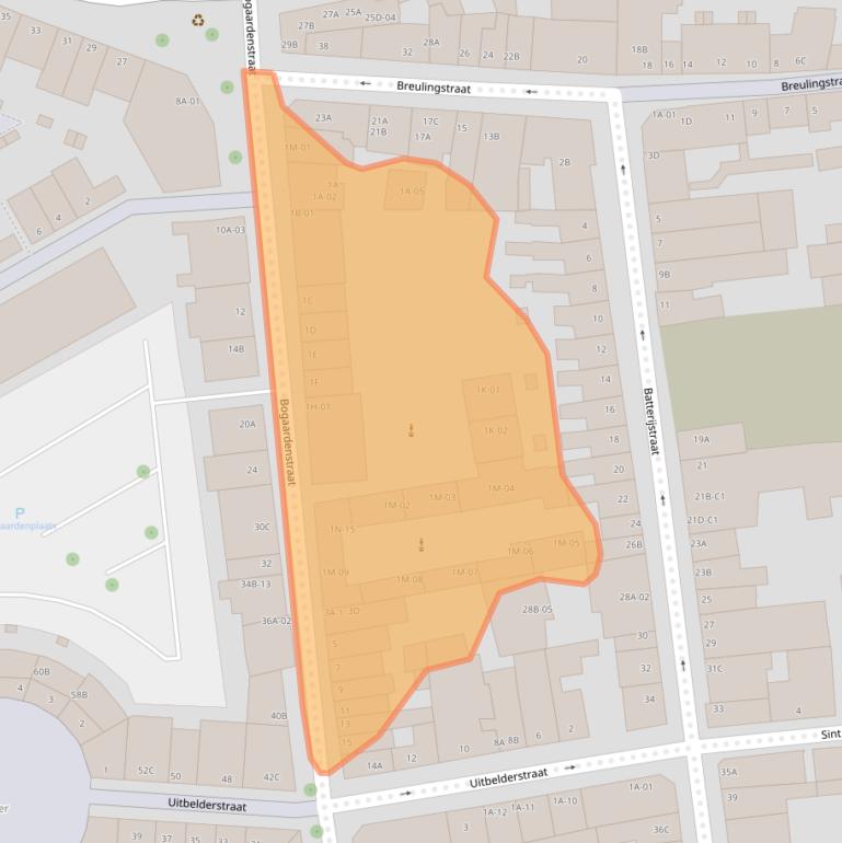 Kaart van postcodegebied 6211SM.