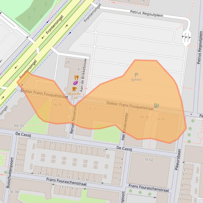 Kaart van postcodegebied 6211WH.