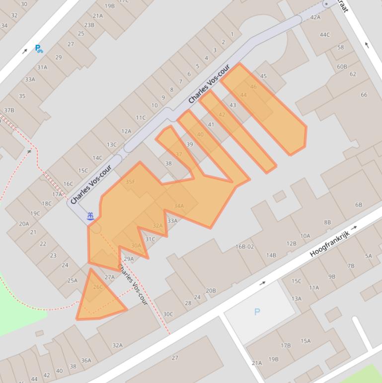 Kaart van postcodegebied 6211XS.