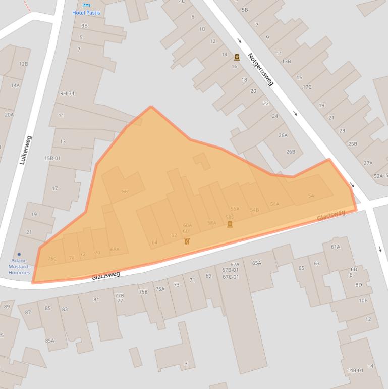 Kaart van postcodegebied 6212BR.