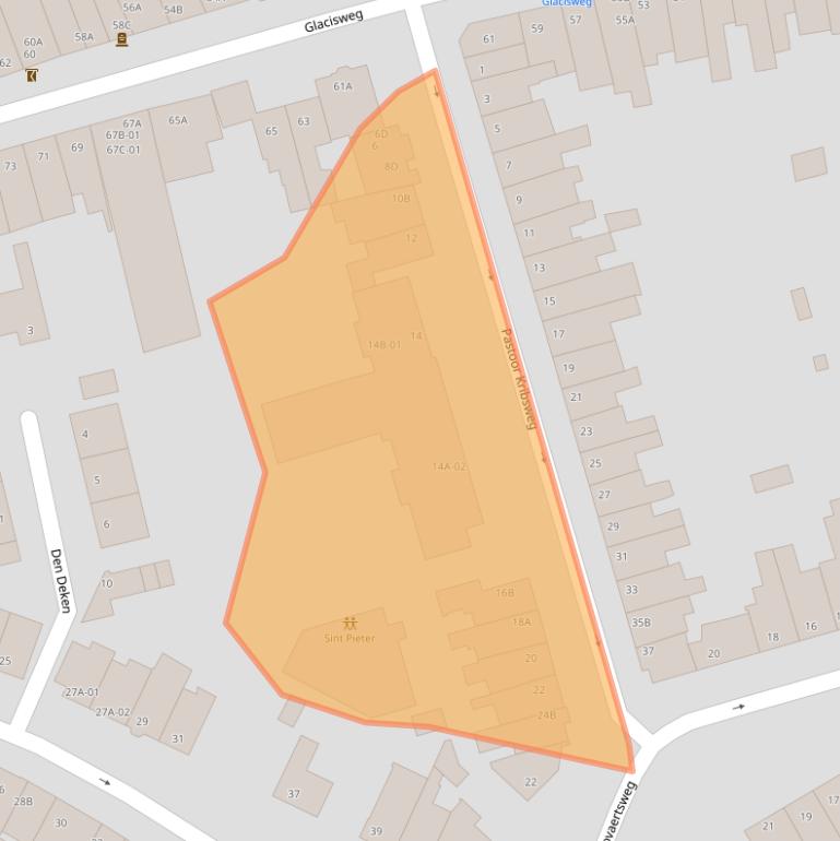 Kaart van postcodegebied 6212BT.