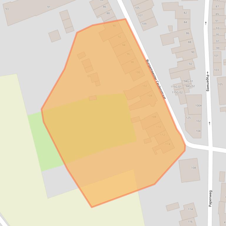 Kaart van postcodegebied 6212CV.