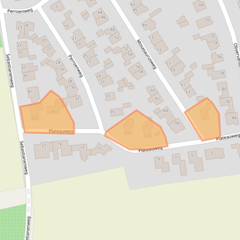 Kaart van postcodegebied 6212EB.