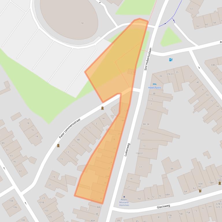 Kaart van postcodegebied 6212EV.