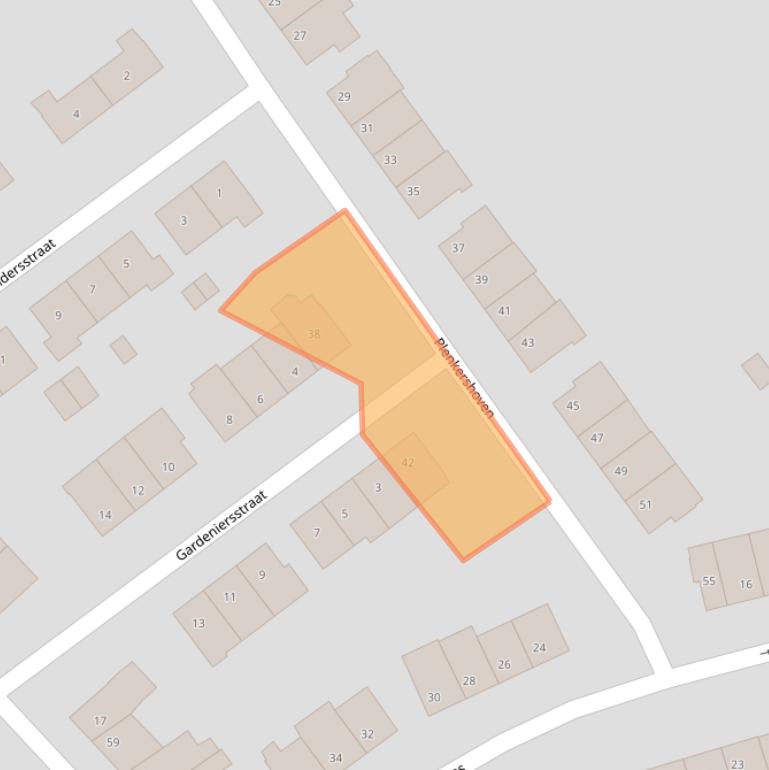 Kaart van postcodegebied 6212GM.