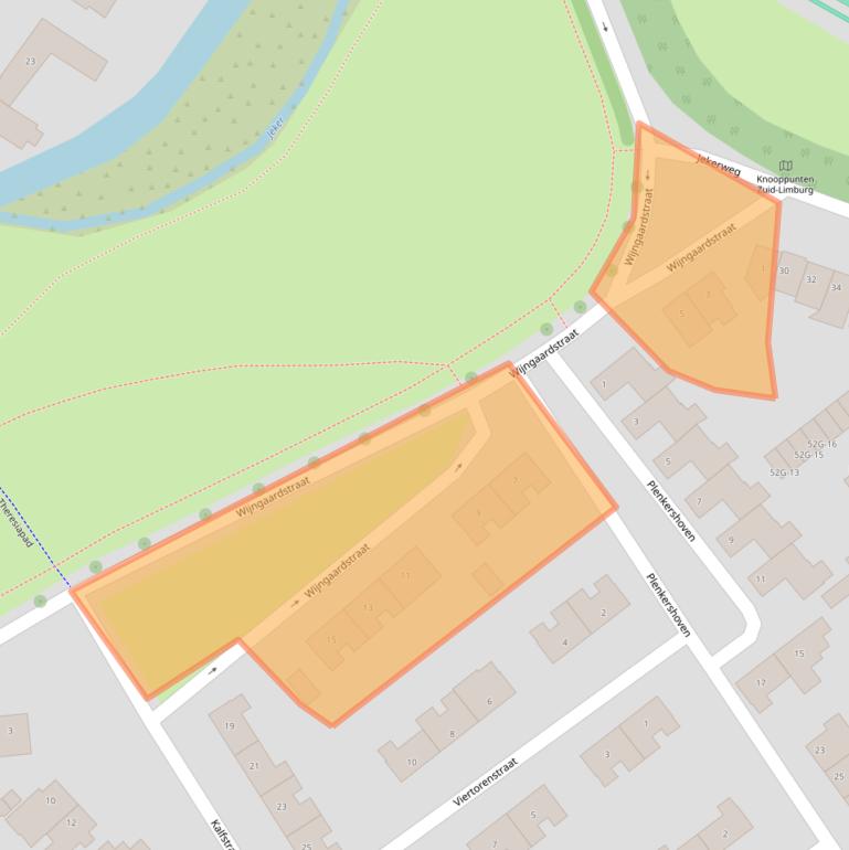 Kaart van postcodegebied 6212GS.