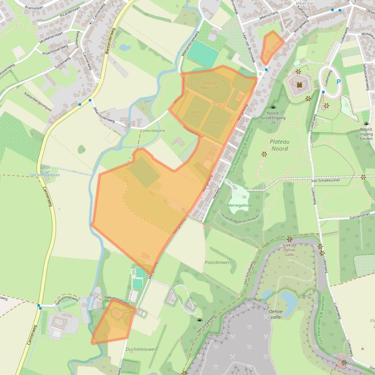 Kaart van postcodegebied 6212XK.