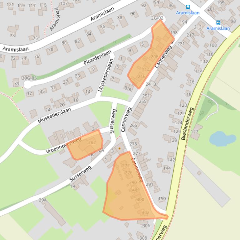 Kaart van postcodegebied 6213BL.