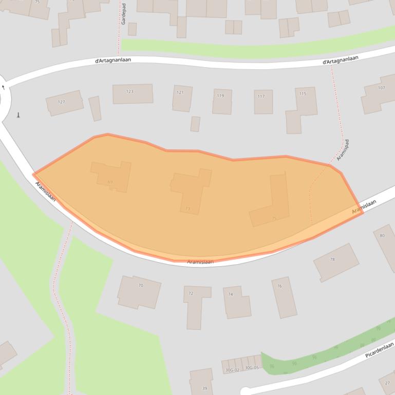 Kaart van postcodegebied 6213BT.