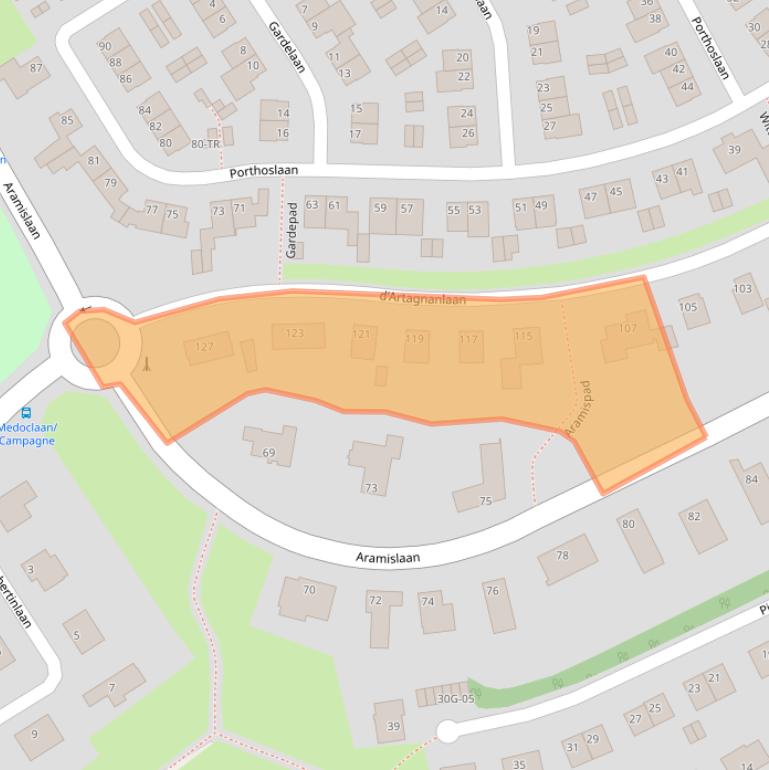 Kaart van postcodegebied 6213CJ.