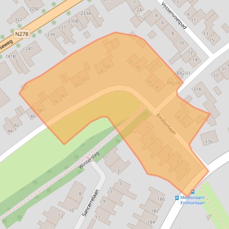 Kaart van postcodegebied 6213GL.