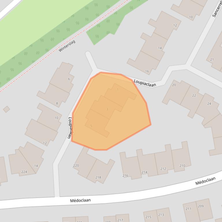 Kaart van postcodegebied 6213GX.