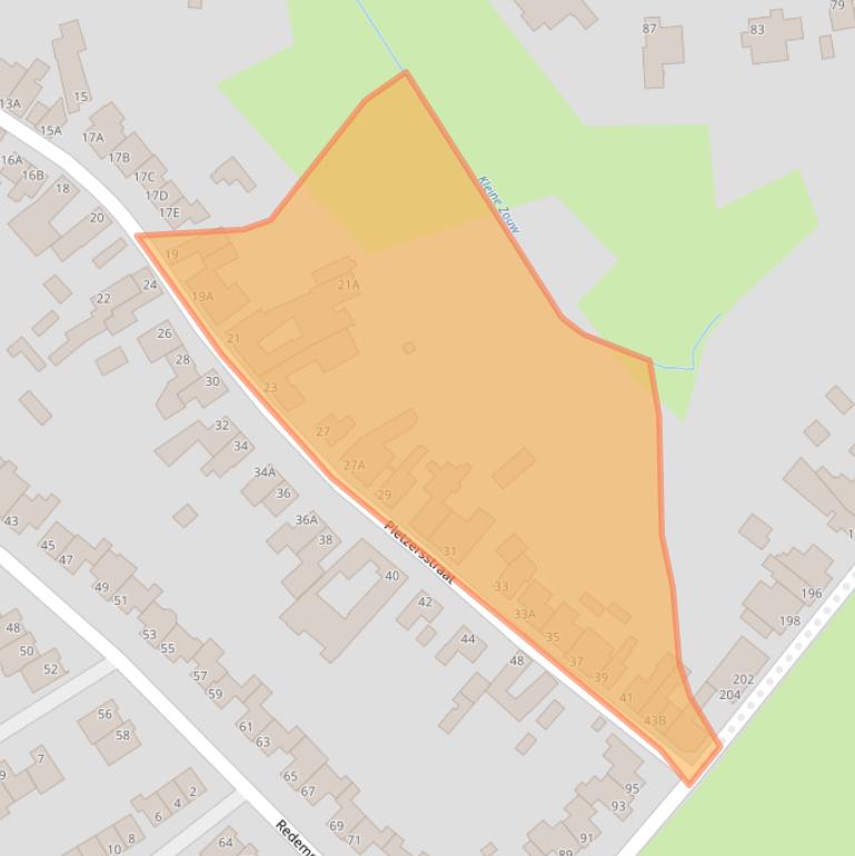 Kaart van postcodegebied 6213HG.