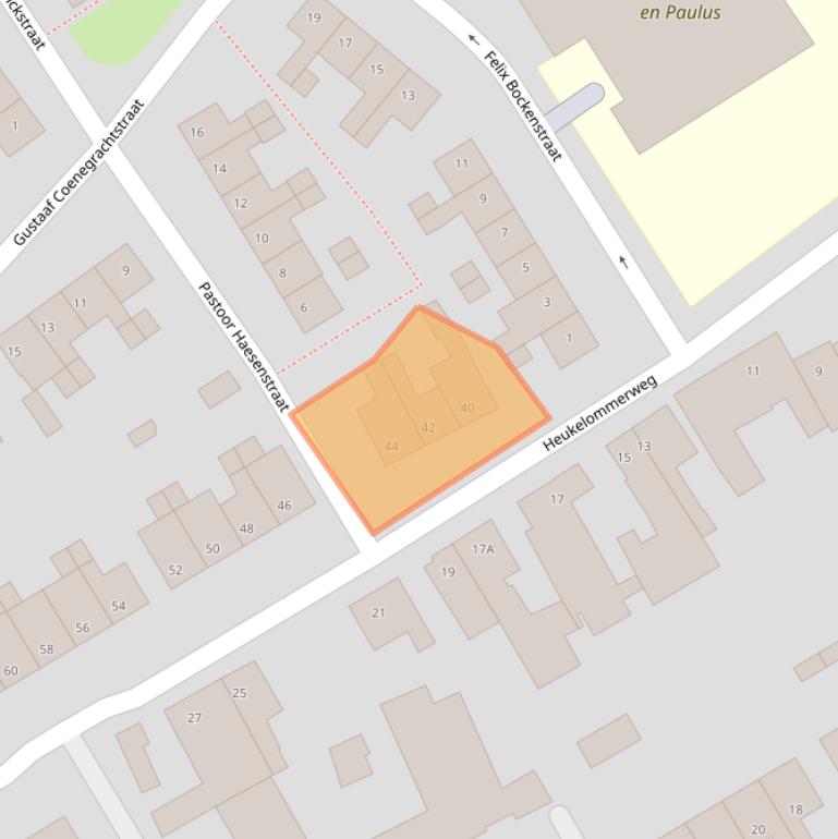 Kaart van postcodegebied 6213HW.